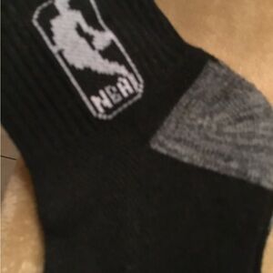 Authentic / Designer / ( Shows) NBA Signia / 3Pair /Black Gray and White / New🆕